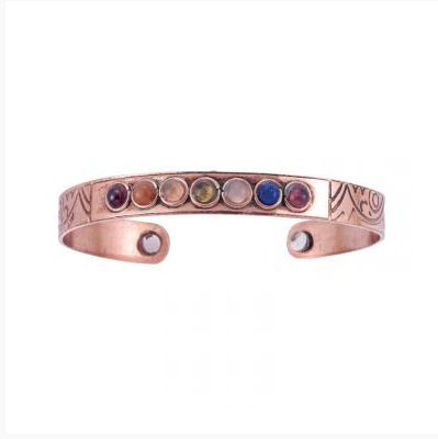 Magnetic Copper Bracelet - Seven Chakra