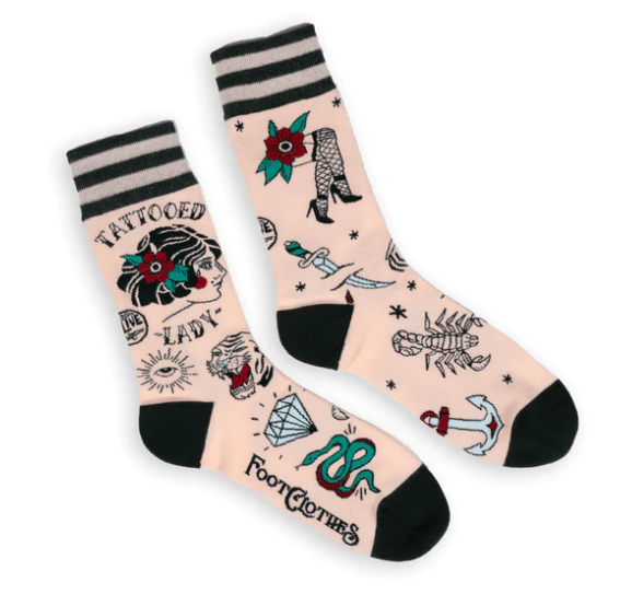 FootClothes - Tattooed Lady Socks