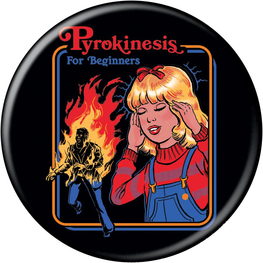 Pyrokinesis 3in Pin
