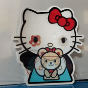3D Sticker - Hello Kitty