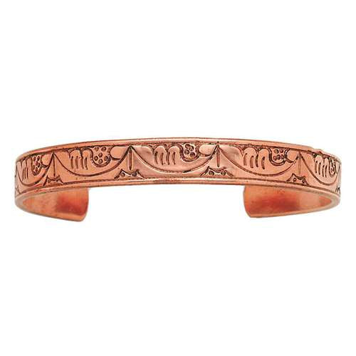 Copper Floral Bracelet A-707