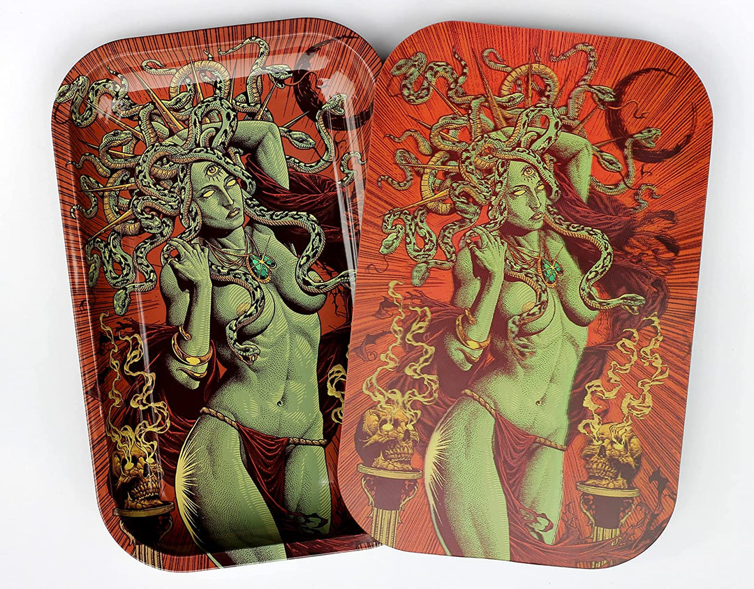 Eye Candy 3D Rolling Tray - Medusa Gorgona