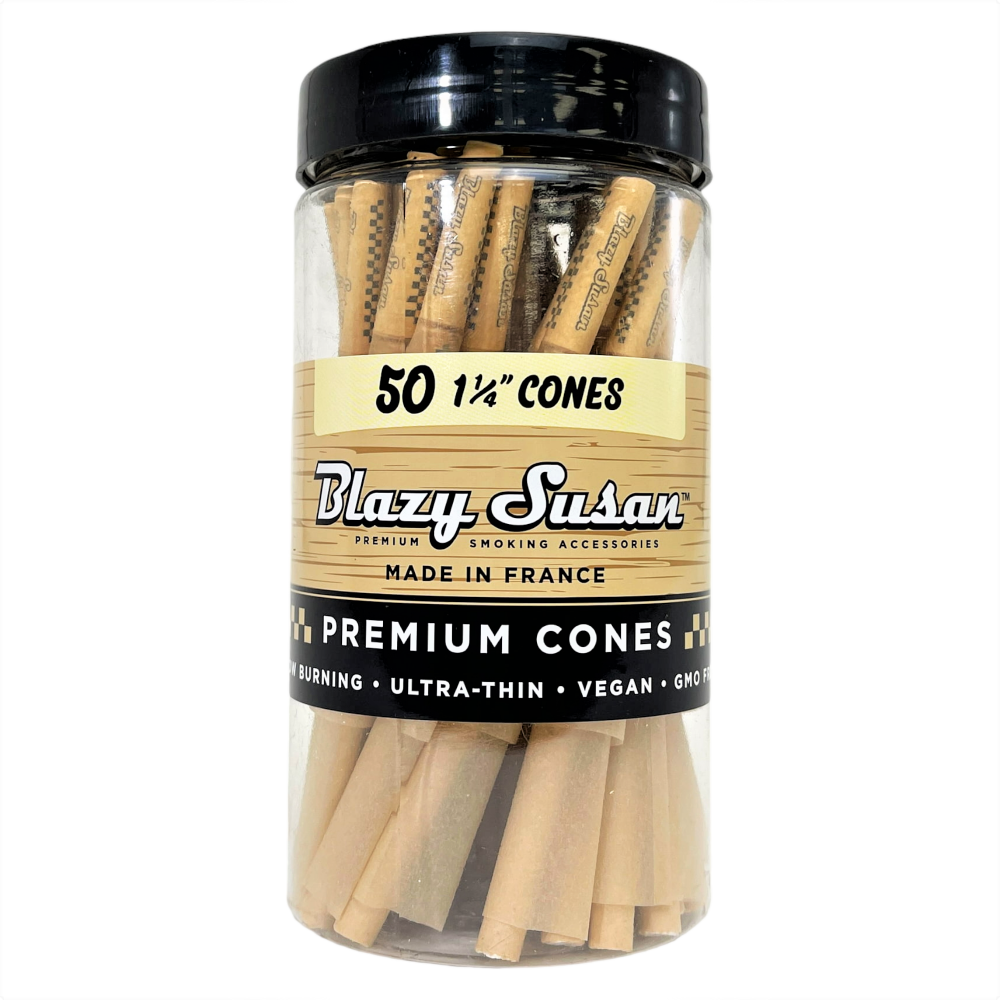Blazy Susan 1 1/4 Cones 50ct. - Unbleached