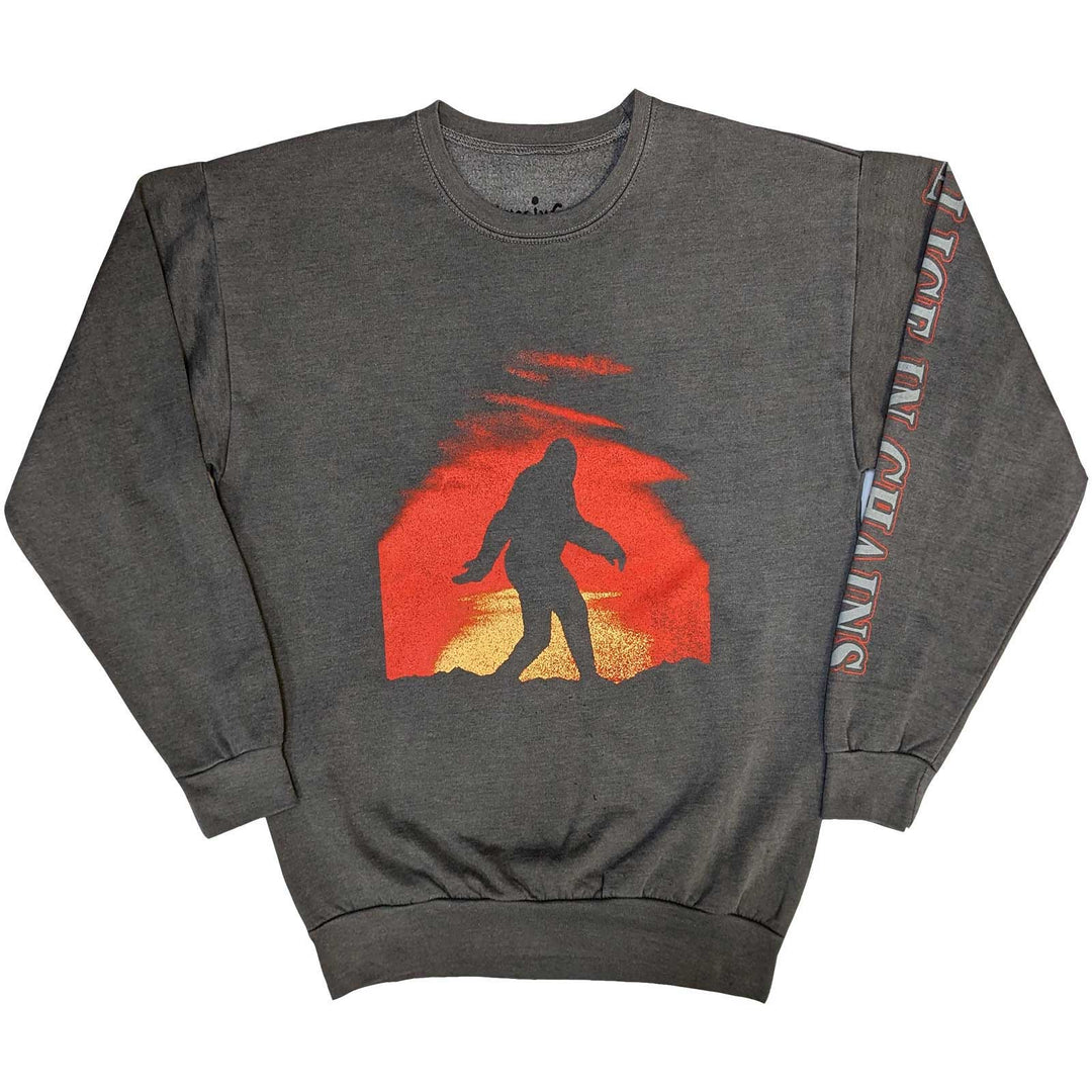 ALICE IN CHAINS UNISEX SWEATSHIRT: SASQUATCH SUNSET (SLEEVE PRINT)