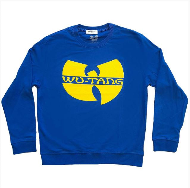 Rock Off - Wu-Tang Clan 'Logo' Unisex Blue Sweatshirt
