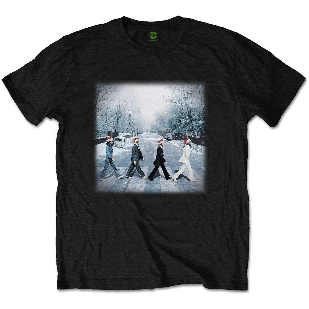 THE BEATLES UNISEX T-SHIRT: ABBEY CHRISTMAS