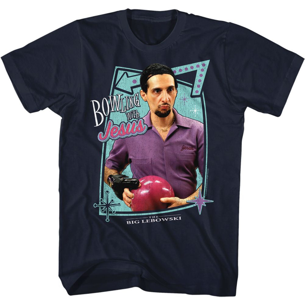 The Big Lebowski Bowling w/ Jesus T-Shirt