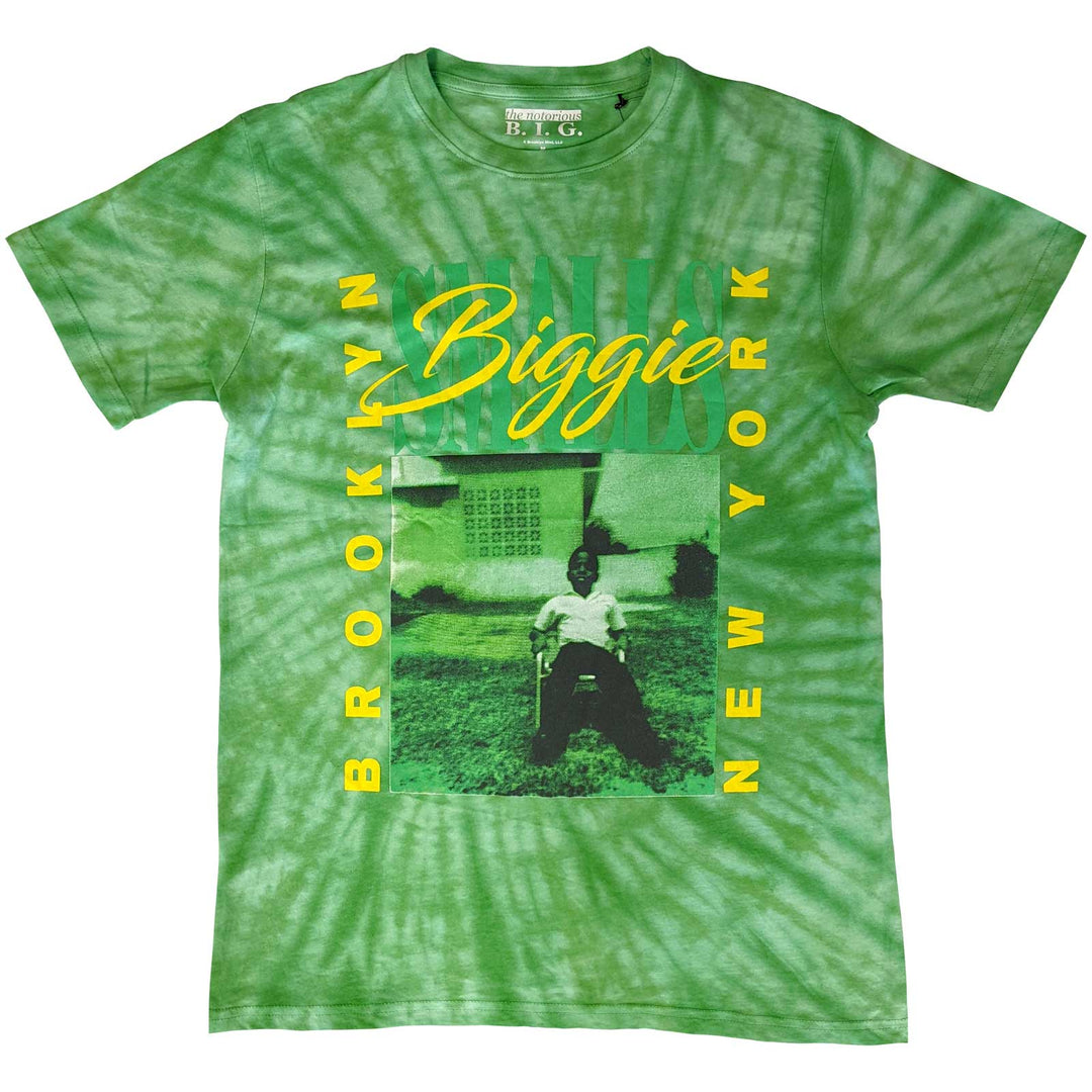 BIGGIE SMALLS UNISEX T-SHIRT: 90'S NEW YORK CITY (WASH COLLECTION)