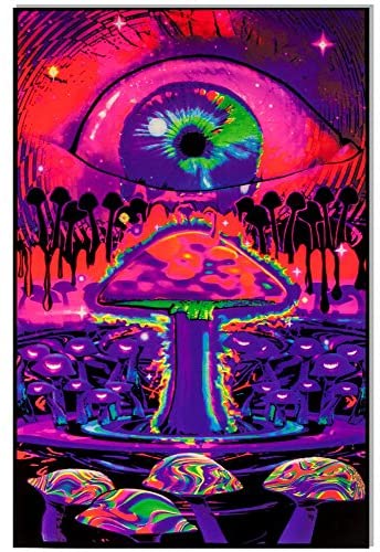 Blacklight Poster- Mushroom Ripple- BL2 B19