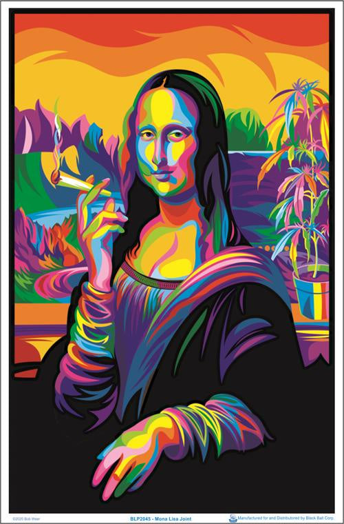 Mona Lisa Joint Blacklight Poster BL2B4