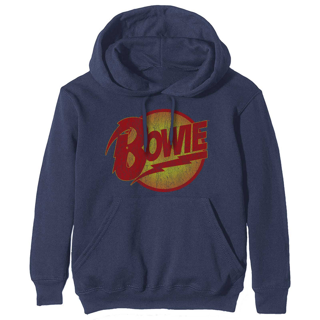 David Bowie Vintage Diamond Dogs Logo Hoodie
