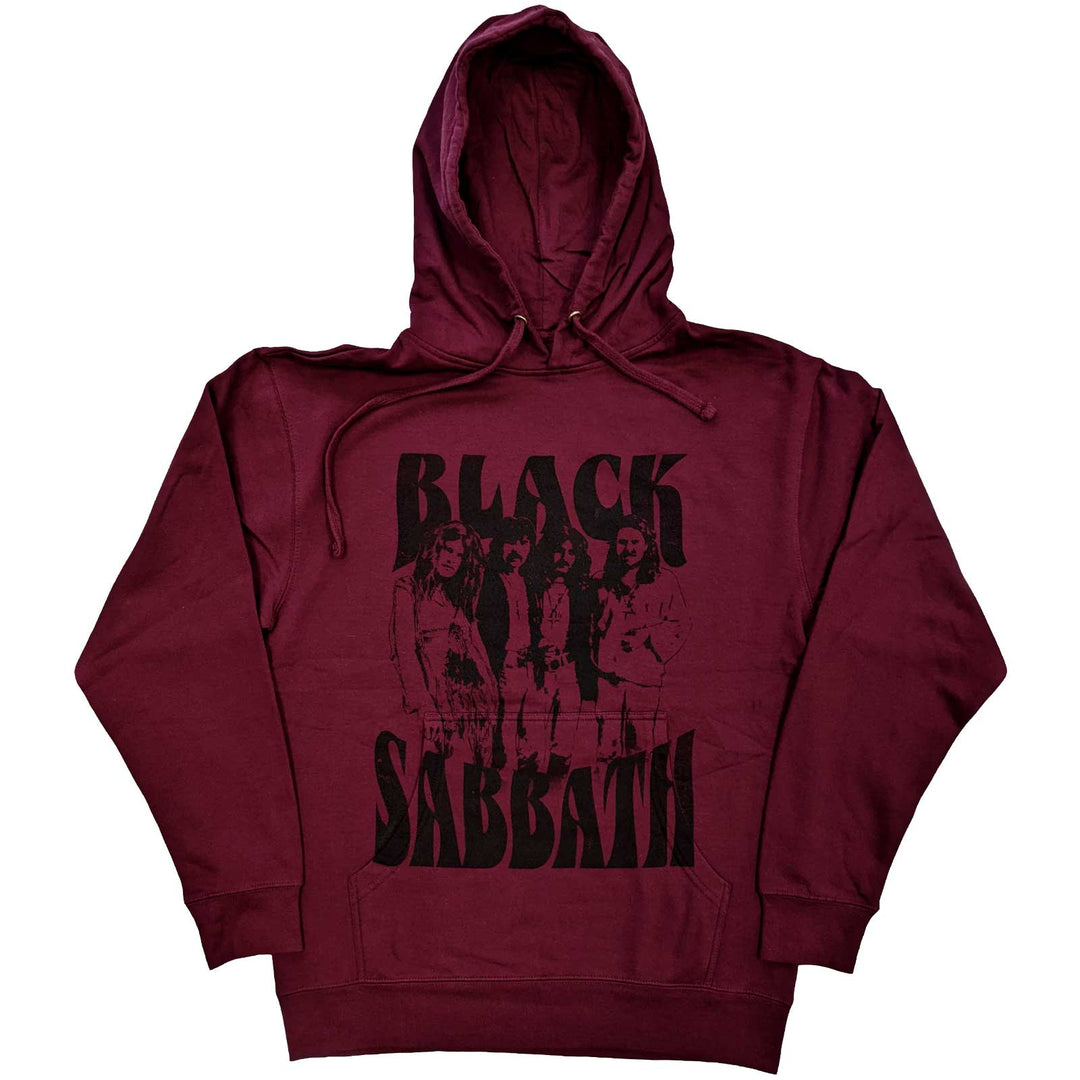 BLACK SABBATH UNISEX PULLOVER HOODIE: BAND AND LOGO