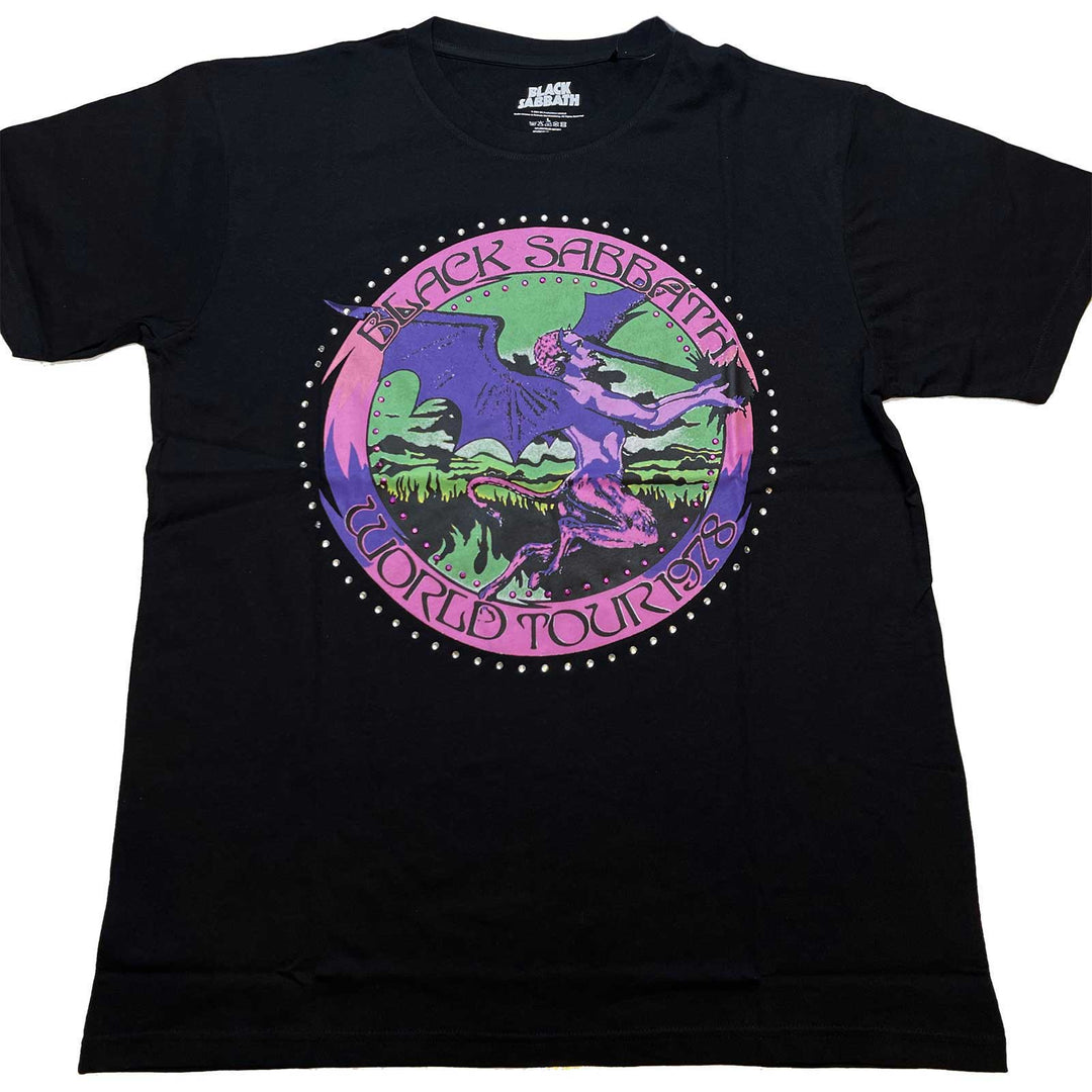 BLACK SABBATH KIDS T-SHIRT: TOUR '78 (EMBELLISHED)