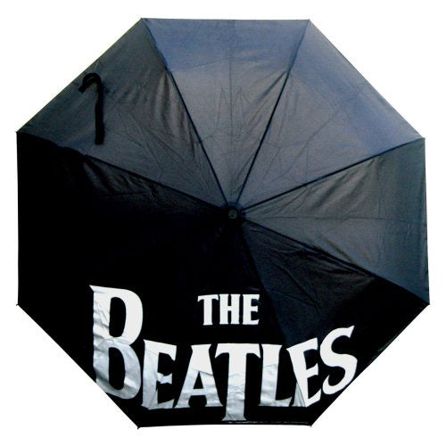 THE BEATLES UMBRELLA: DROP T LOGO WITH RETRACTABLE FITTING- BUTMB01