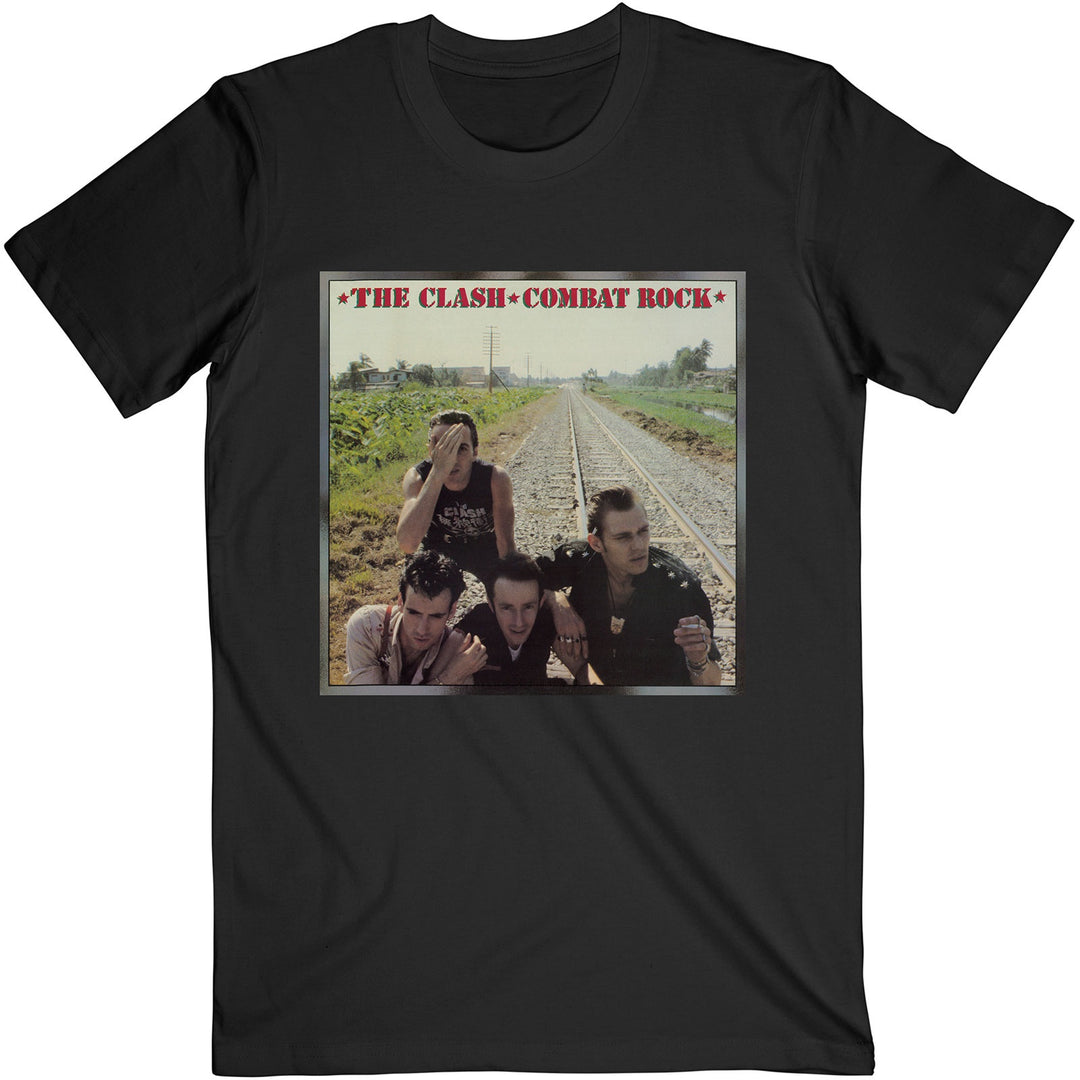 THE CLASH UNISEX T-SHIRT: COMBAT ROCK