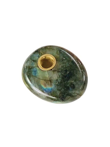 Labradorite Palm Stone Pipe