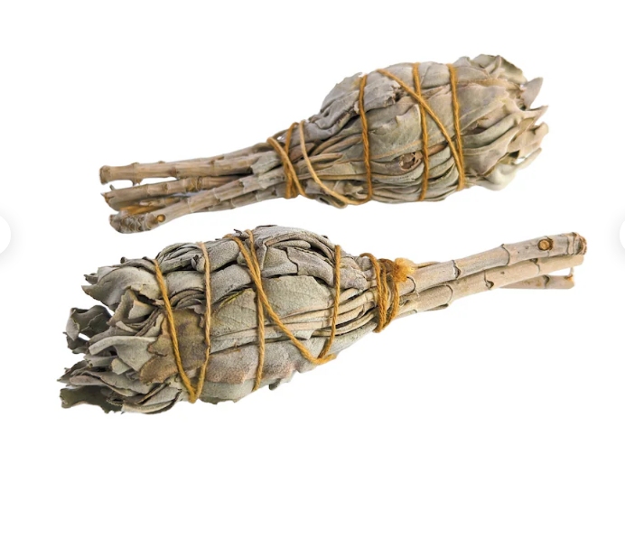 Small Double White Sage Smudge Sticks