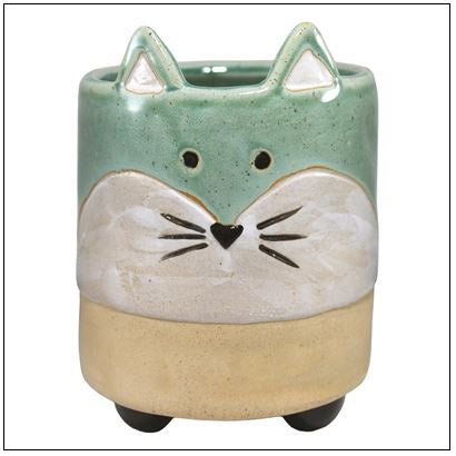 World Buyers - Sage Fox Planter Pot