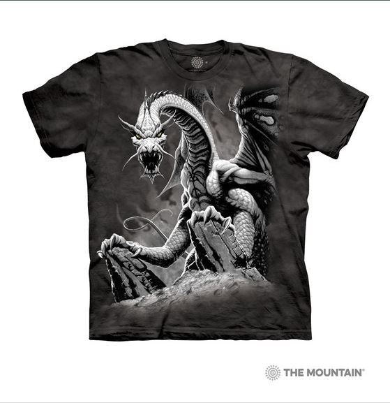 "Black Dragon" Black Tie Dye T-Shirt