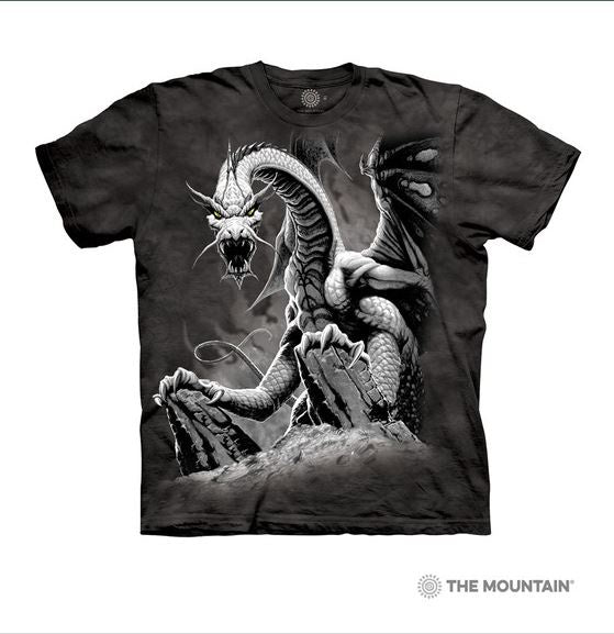 The Mountain - "Black Dragon" Black Tie Dye T-Shirt