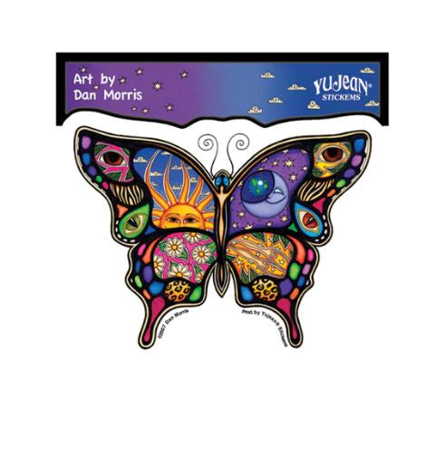Yujean - Dan Morris Night & Day Butterfly Sticker