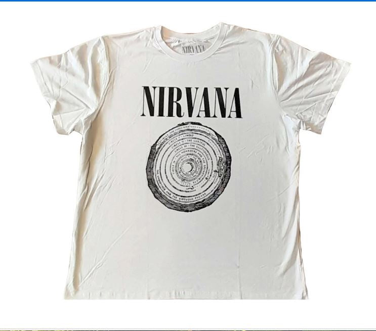 Rock Off - Nirvana "Vestibule" White T-Shirt