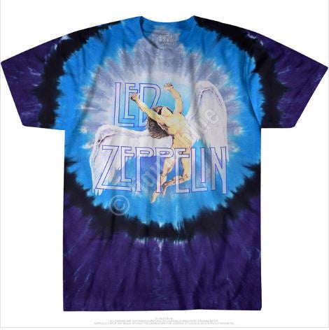 Liquid Blue - Led Zeppelin "Swan Song" Tie Dye T-Shirt