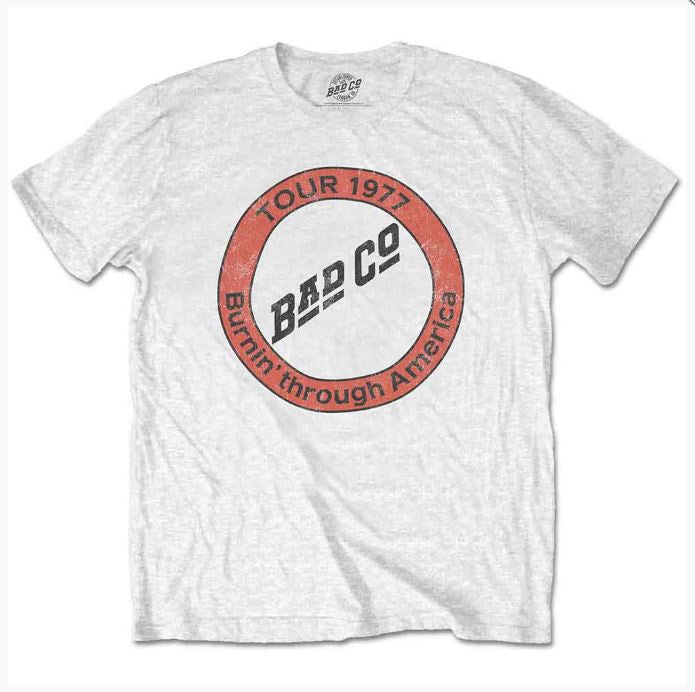 Rock Off - Bad Company "Burnin' Through America" Unisex T-Shirt