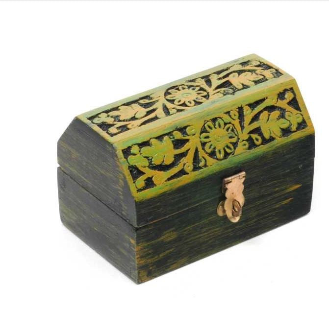 RExpo - Mango Wood Carved & Hand Painted Box