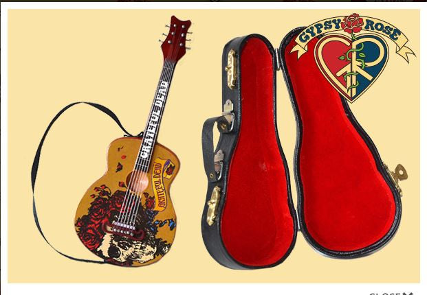 Gypsy Rose - Grateful Dead Guitar w/Case Ornament