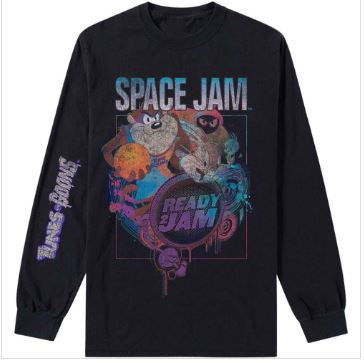 Rock Off - Space Jam 'SJ2: Ready 2 Jam' Unisex L-Sleeve Shirt