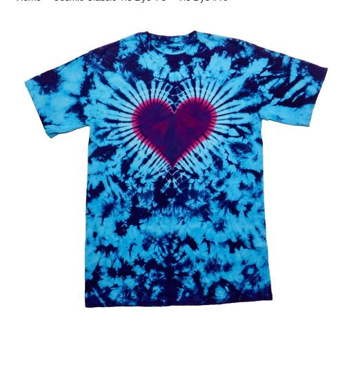 Cosmic Cotton - Heart Tie Dye #10/7 T-Shirt
