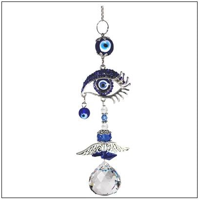 World Buyers - Protection Eye & Wings Chrystal Pendant