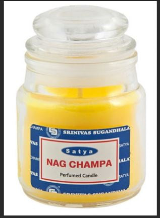 Satya - Nag Champa Candle w/Lid 3oz