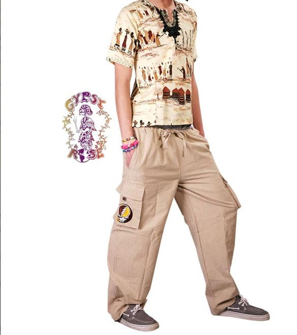 Grateful Dead - Steal Your Face Emb Shyama Cargo Pants