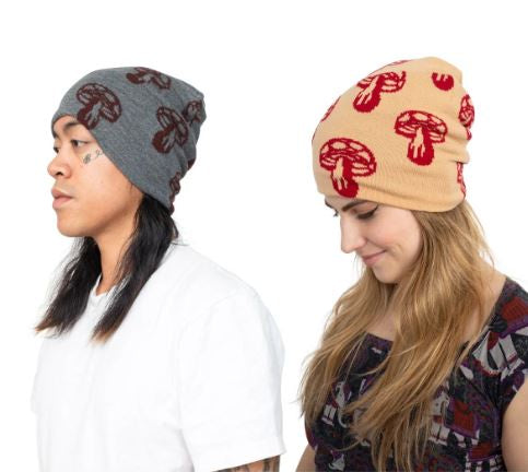 Lakhay's - Mushroom Pattern Beanie