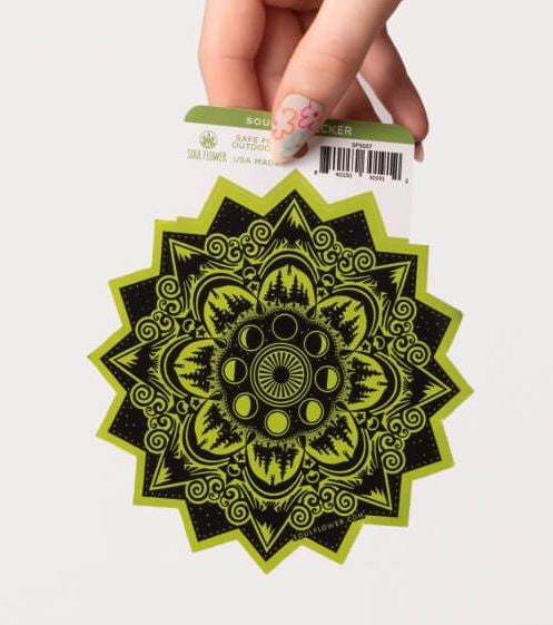 Soul Flower - Mountain Mandala Sticker
