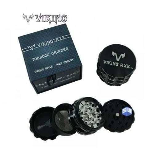 viking axe tobacco grinder Buy 4-Layer Herb 63mm (Silver) Online at Low Prices in India 2.5" 63mm VIKING AXE Aluminum