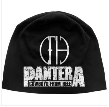 Rock Off - Pantera "Cowboys From Hell" Unisex Short Beanie Hat