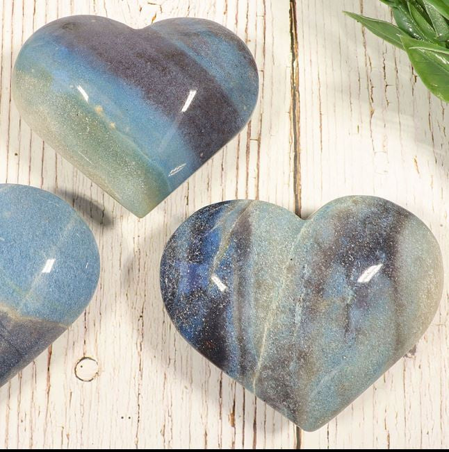 Nature's Artifacts - Trolleite Puff Heart Stone