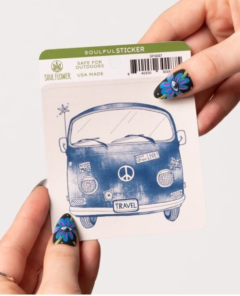 Soul Flower - Travel Happy Sticker