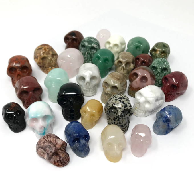 GeoCentral - Mini Gemstone Skull