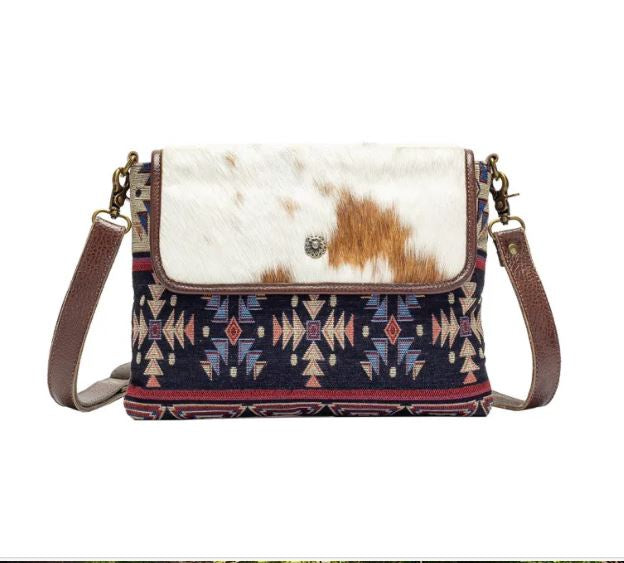 Anngoti - Cowhide Brown Shoulder Bag