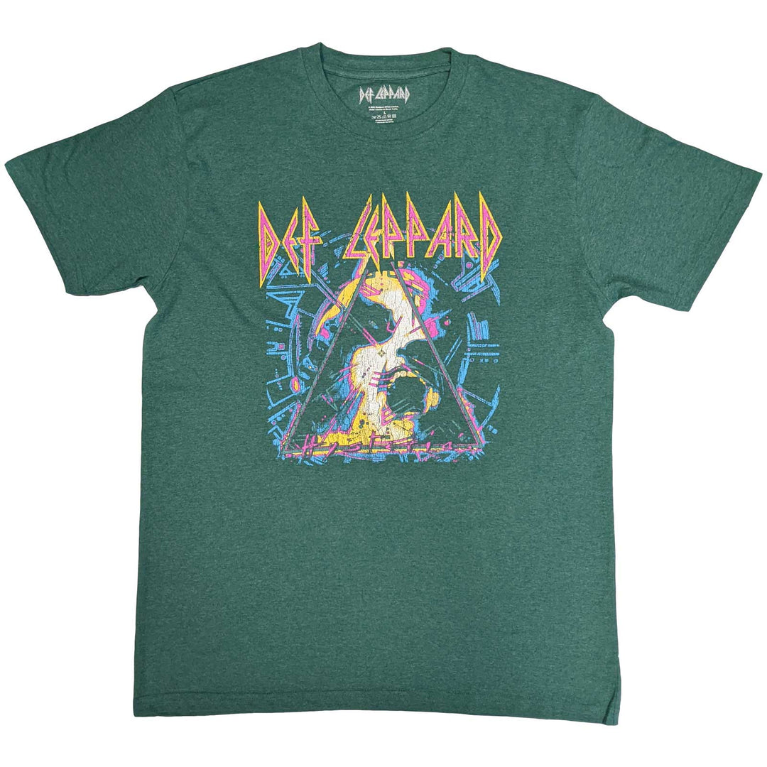 DEF LEPPARD UNISEX T-SHIRT: HYSTERIA ALBUM ART