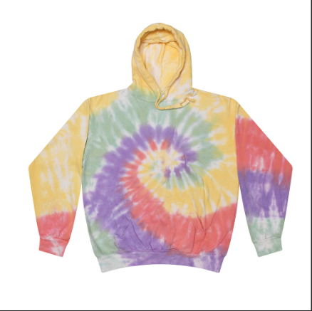 Colortone Youth Tie Dye Hoodie - Zen Rainbow
