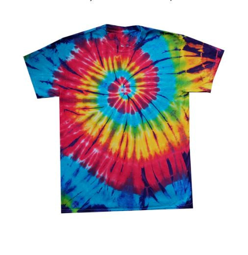 HappyLife - Rainbow Spiral Tie Dye T-Shirt