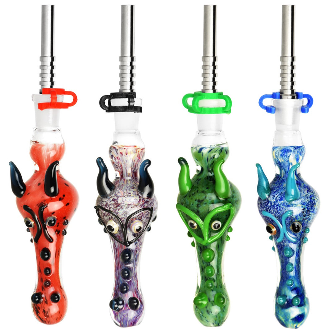 Dragon Snout Glass Vapor Straw Titanium