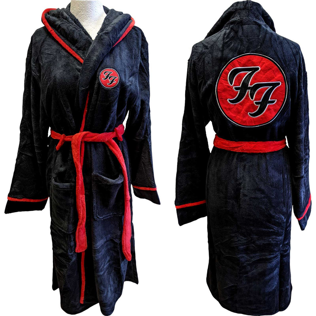 FOO FIGHTERS UNISEX BATHROBE: FF LOGO