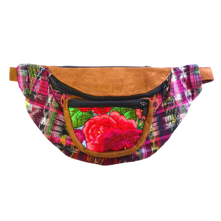 Handmade Guatemalan 3-Zipper Fanny Pack