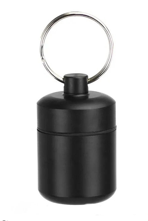 Aluminum Bottle Keychain- Black